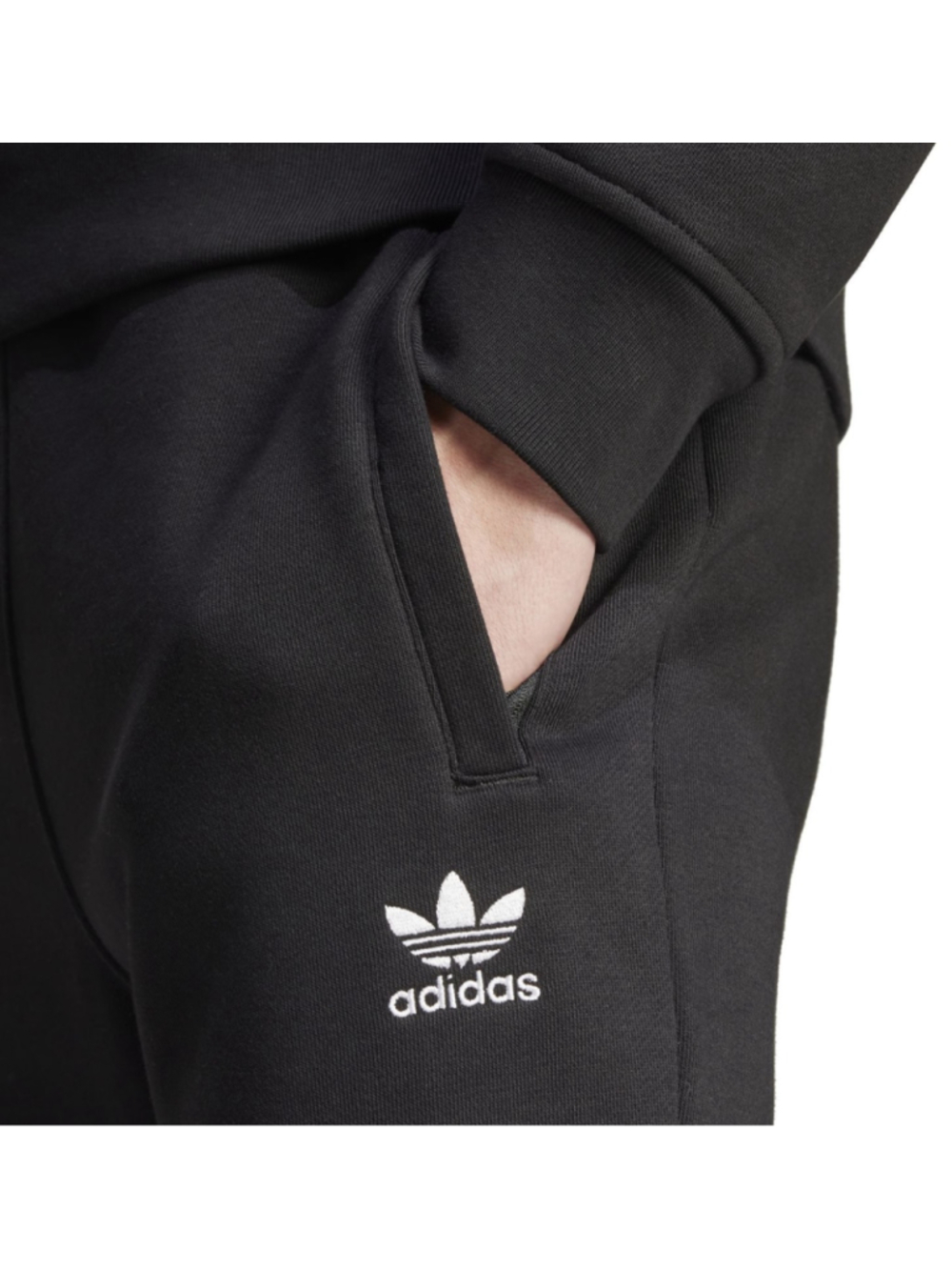 adidas Men’s Trefoil Essentials Fleece Pants – Size S - Picture 3 of 10